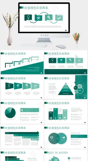 图表
白色营销PPT模板