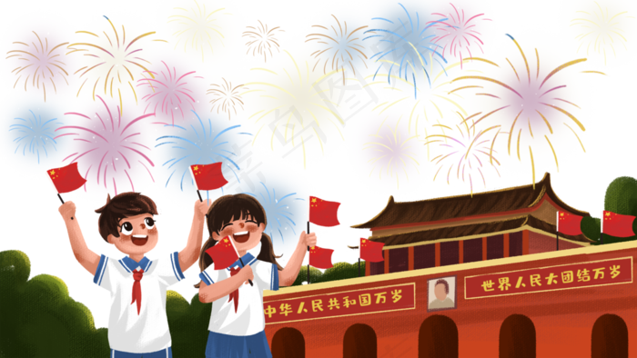 学生庆祝节日*(3000X1688(DPI:96))psd模版下载