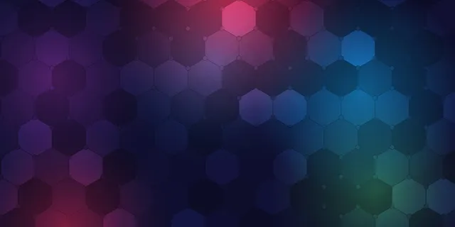 具有几何六边形图案设计的背景模板 具有几何六边形图案设计的背景模板