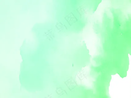 抽象柔和的绿色水彩纹理 抽象柔和的绿色水彩纹理