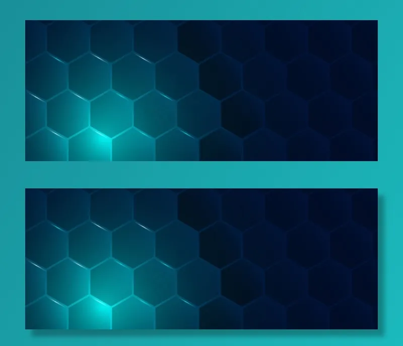 未来六边形抽象技术背景。