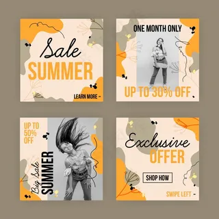 有机销售模板集合