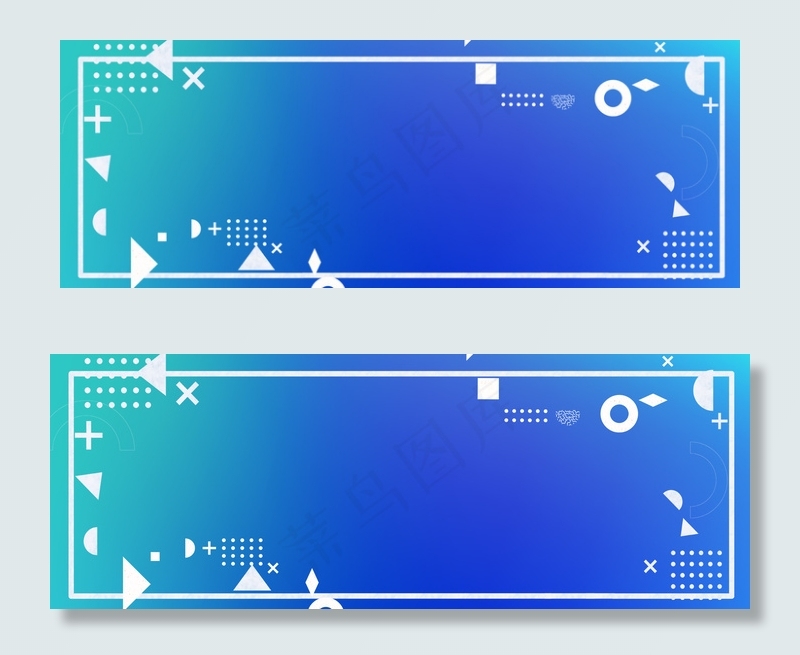 秋季新款上市几何简约蓝色背景