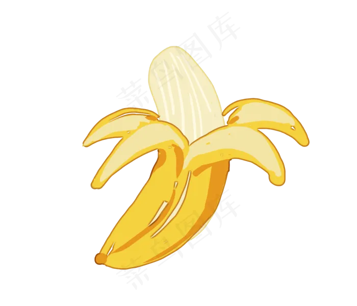 夏季水果香蕉(3500X3000(DPI:300))psd模版下载