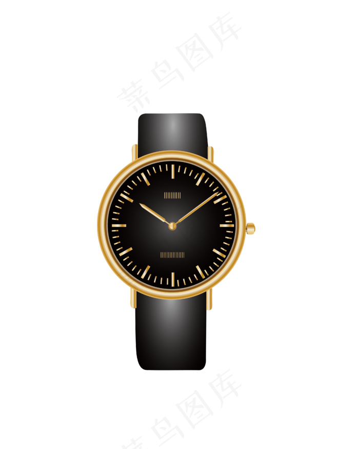 矢量父亲节礼物腕表插画