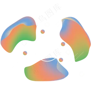 618彩色流体渐变618炫彩流