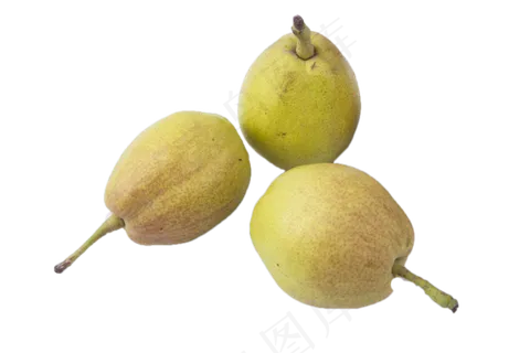 三个美味甘甜的香梨