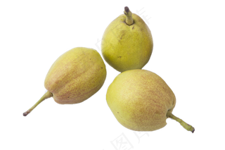 三个美味甘甜的香梨