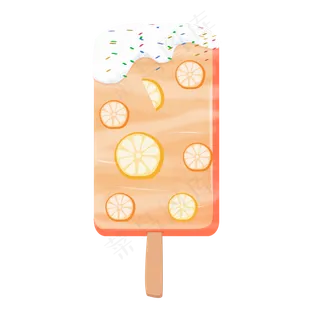 小吃水果橙子雪糕
