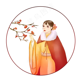 大雪节气赏雪赏花