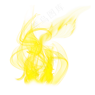 黄色火苗火焰元素,免抠元素