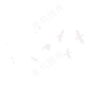 灰色的鸽子和平鸽,免抠元素