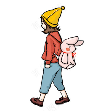 儿童节卡通人物手绘