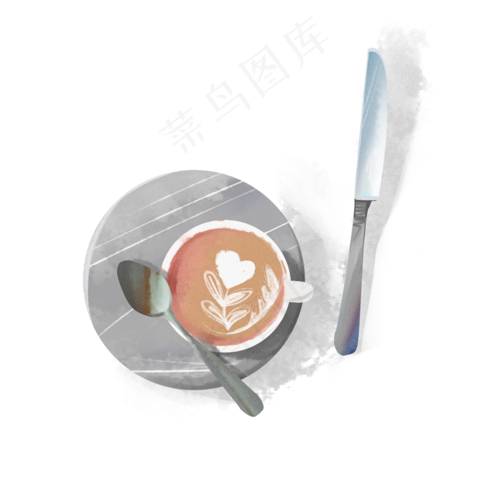 下午茶咖啡餐桌美食,免抠元素