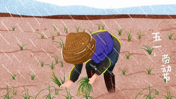 劳动节种地春耕耕地插秧 劳动节种地春耕耕地插秧