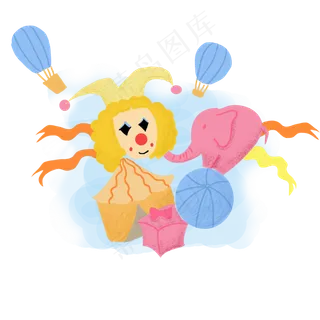 儿童节卡通马戏团