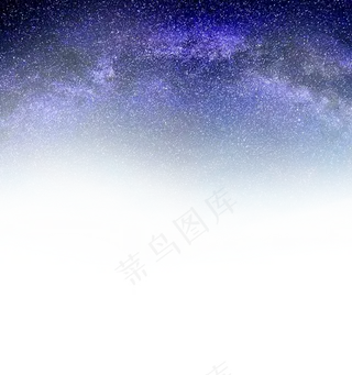 唯美紫色星空素材,免抠元素