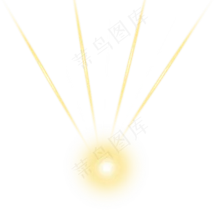 黄色舞台时尚炫光