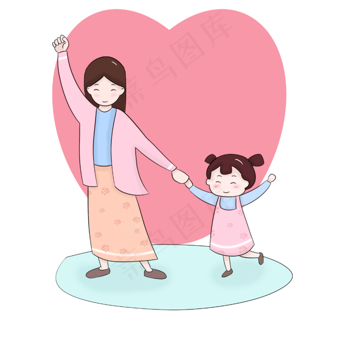 母亲节带着女儿去玩儿