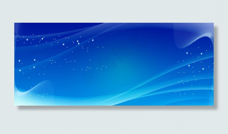 蓝色商务科技邀请函背景