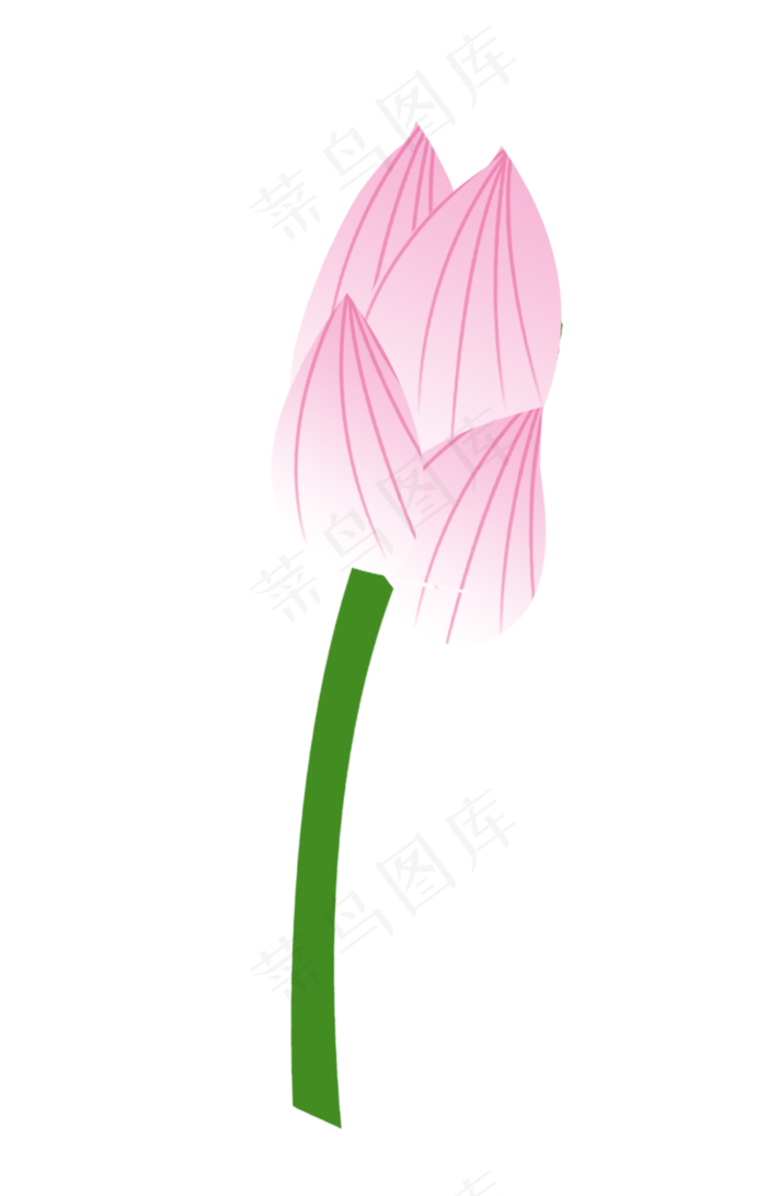 一朵荷花(1030X1606(DPI:300))psd模版下载