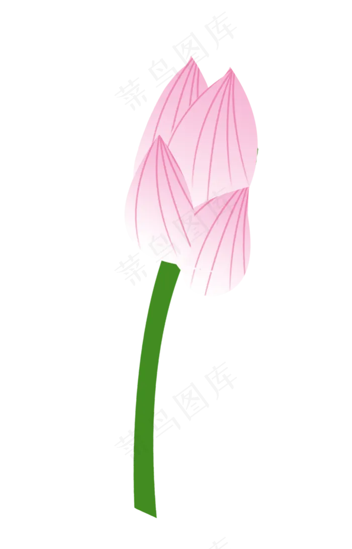 一朵荷花(1030X1606(DPI:300))psd模版下载