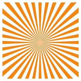 橙色橘黄色线条放射状态效果,免抠元素