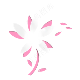 母亲节百合花朵粉色,免抠元素