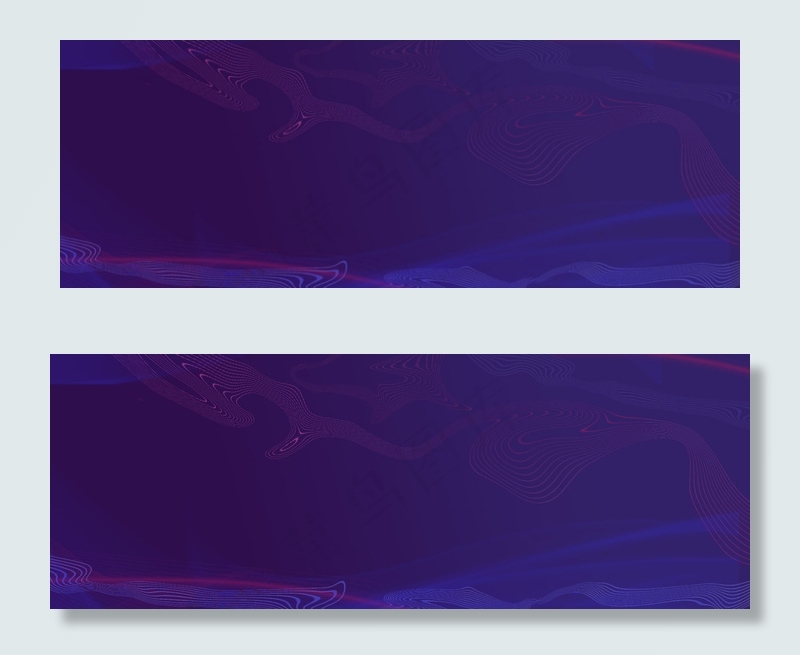 紫色商务科技线条海报背景