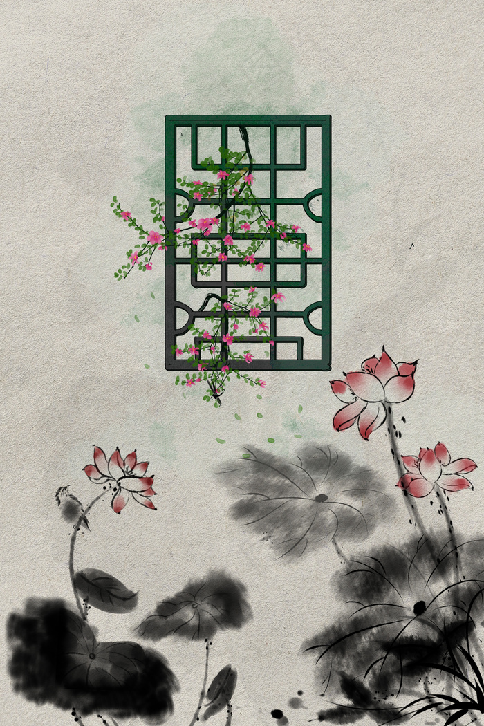 复古风灰色海报banner背景