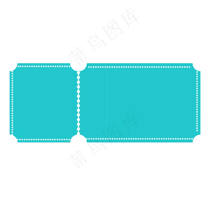 蓝色优惠券边框(2000X2000(DPI:300))psd模版下载