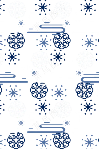 冷色调中国风底纹