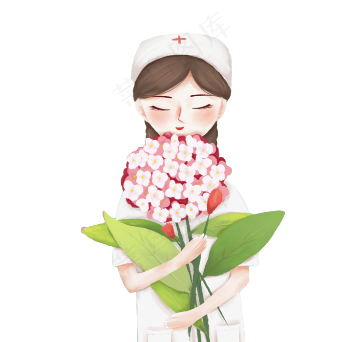 国际护士节医护人员温馨治愈公益