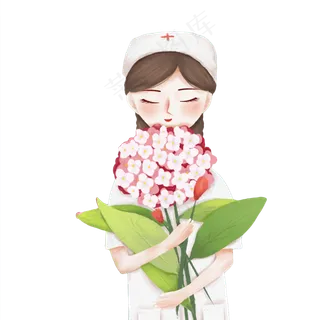 国际护士节医护人员温馨治愈公益
