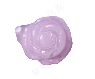 玛瑙雕刻粉玫瑰