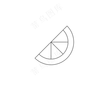 切开的苹果免抠图