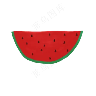 夏季清凉水果西瓜免抠