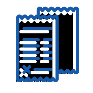 蓝色纸张文件矢量商务icon图标