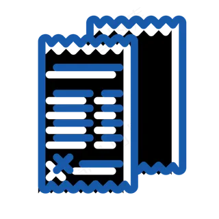 蓝色纸张文件矢量商务icon图标