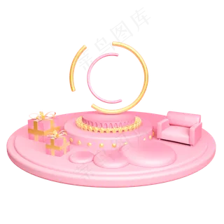 小场景舞台装饰,免抠元素