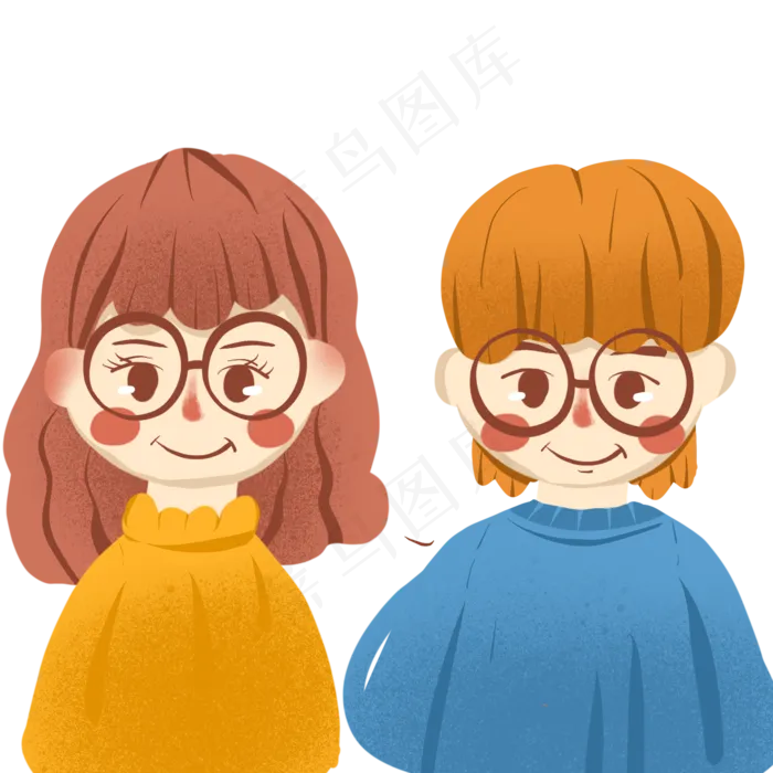 一堆卡通美女人物(2000X2000(DPI:300))psd模版下载