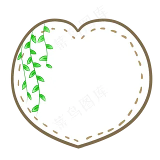 卡通柳叶边框 卡通柳叶边框
