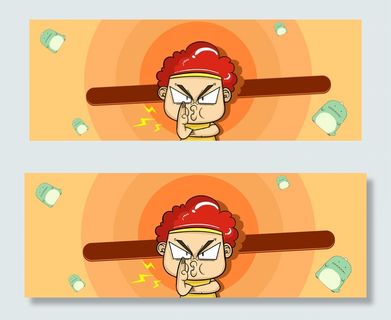 漫画风儿童教育培训电商banner