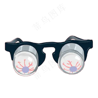 小丑愚人节立体眼珠眼睛眼镜惊吓