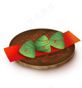 端午节习俗包粽子