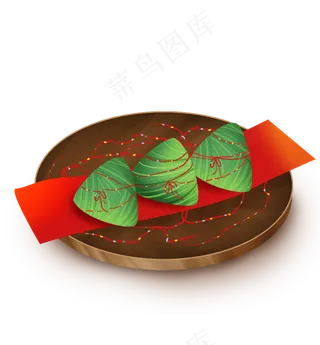 端午节习俗包粽子