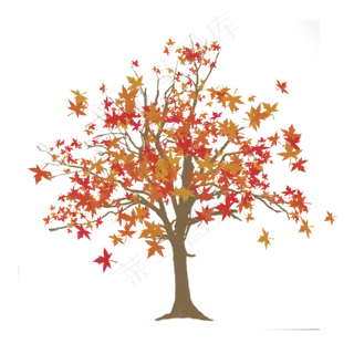 中国风大树水墨画