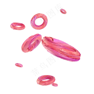 电商漂浮圆环,免抠元素