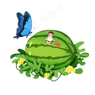 节气精灵夏至大暑小暑夏天二十四,免抠元素 节气精灵夏至大暑小暑夏天二十四,免抠元素