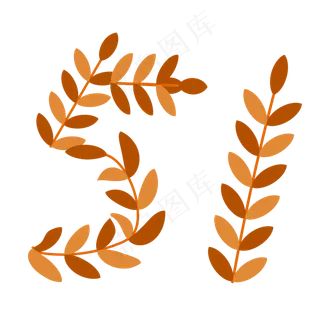 五一鲜花艺术字